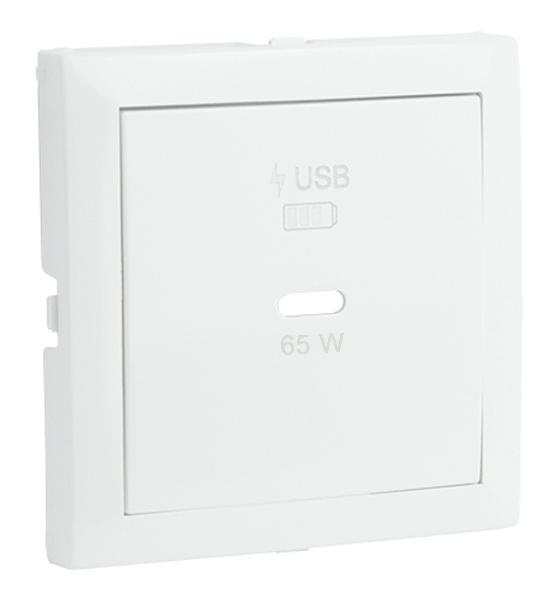 Cover Plate for USB-C Charger Power Delivery 65 W