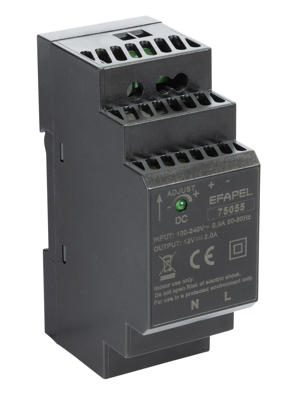 Source d’Alimentation pour Rail DIN 12 V ---  24 W