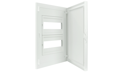 Intérieur et Porte pour Tableau à encastrer - 24 MODULES (2 x 12)