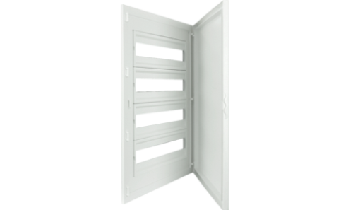 Intérieur et Porte pour Tableau à encastrer - 80 MODULES (4 x 20)