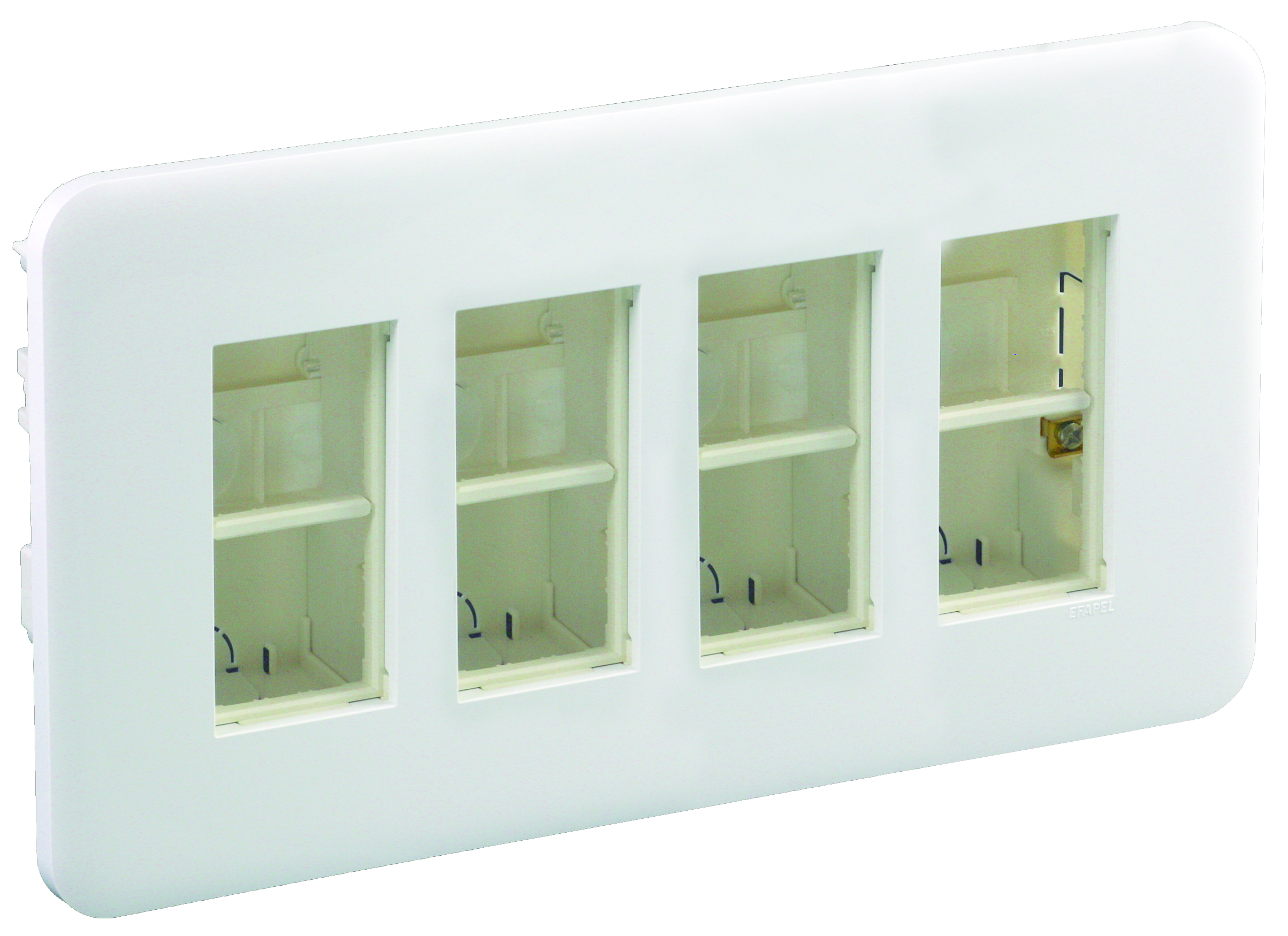 Workstation Flush Mounting - 4x4 Modules.