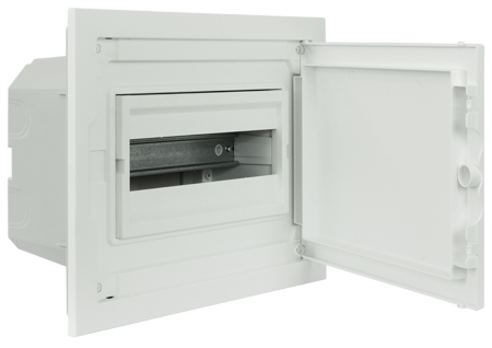 Complete Low Profile Flush Mounting Distribution Panelboard - 12 MODULES (1x12)