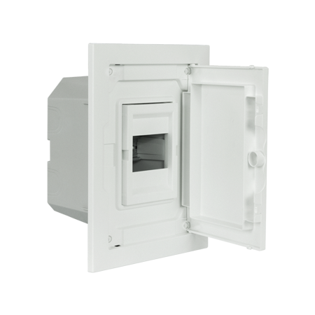 Complete Low Profile Flush Mounting Distribution Panelboard - 4 MODULES (1x4)