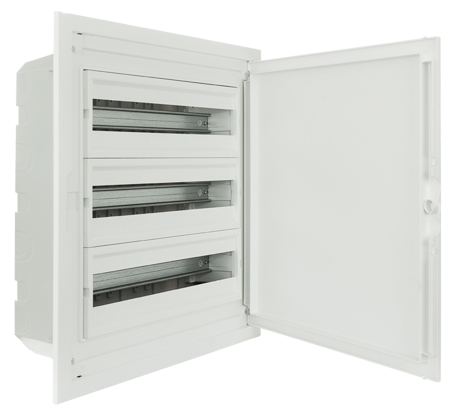 Complete Low Profile Flush Mounting Distribution Panelboard - 60 MODULES (3x20)