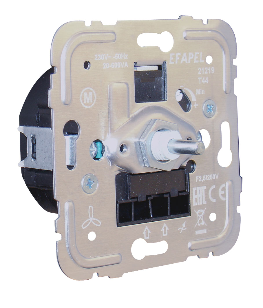 Regulador/Conmutador Rotativo de Velocidad para Motores de 600VA