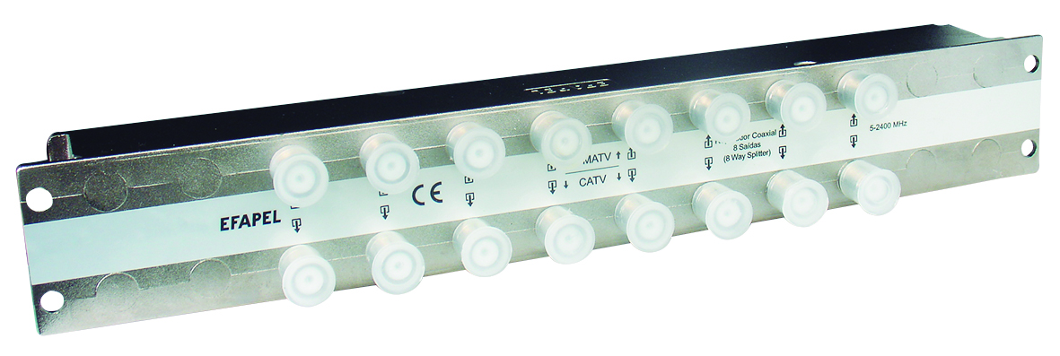Répartiteur Coaxial 2x8 Sorties