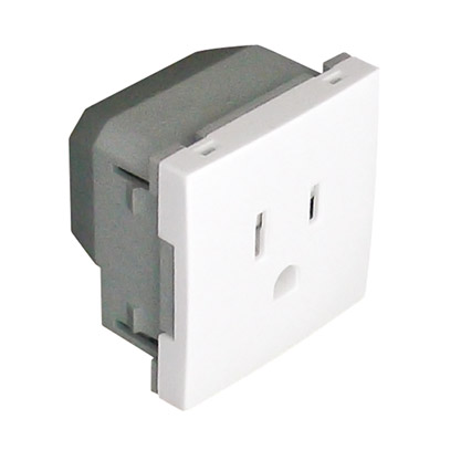 Toma Americana 2P+T 127V 15A con Protección 